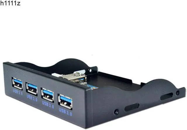Main image of HUB 19+1 20Pin 4 Port  3.0 Front Panel Combo Bracket 3.0 Hub Adapter for PC Desktop 3.5" FDD Floppy Disk Drive Bay NEW