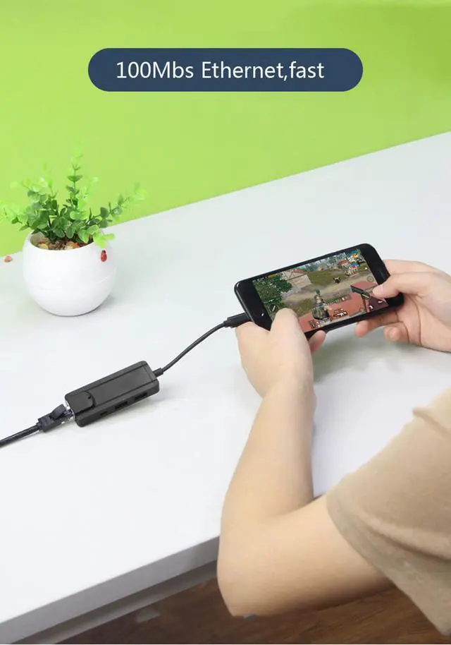 Alt view image 3 of 5 - 13 Charging OTG USB U Flash Disk File Reader Mouse Connect RJ45 Network Cable Ethernet Adapter For iPhone 11 Pro MAX 6 7 8 X