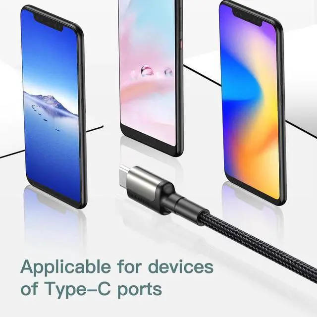 Alt view image 4 of 5 - 5A USB Type C Cable for  Mate 20 Pro P20 Lite Supercharge USB C Fast Charging Cable Type-C Cable for  P30 Pro