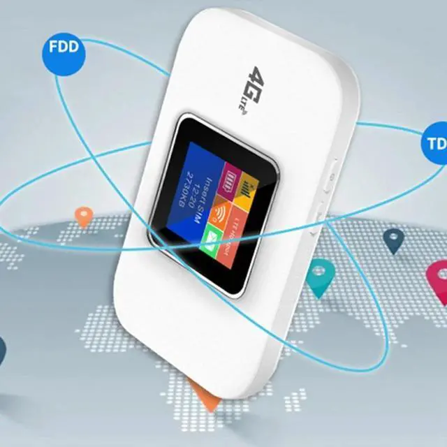 Alt view image 2 of 5 - 4G Wifi Router Mini Router 4G Wireless Portable Pocket WiFi Mobile Hotspot Car Wi-Fi Router