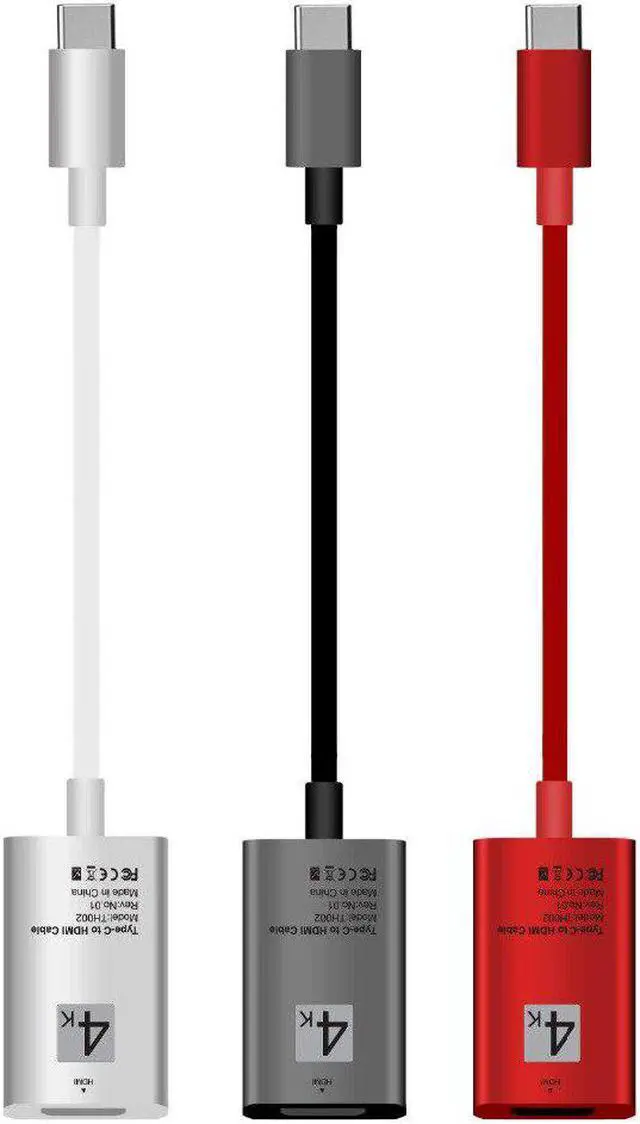 Alt view image 2 of 5 - 4K TypeC HDMI Adapter Type C Phone Connect TV cable HDTV Video Converter for Macbook  S8 S9 S10  P30 LG G5 Android