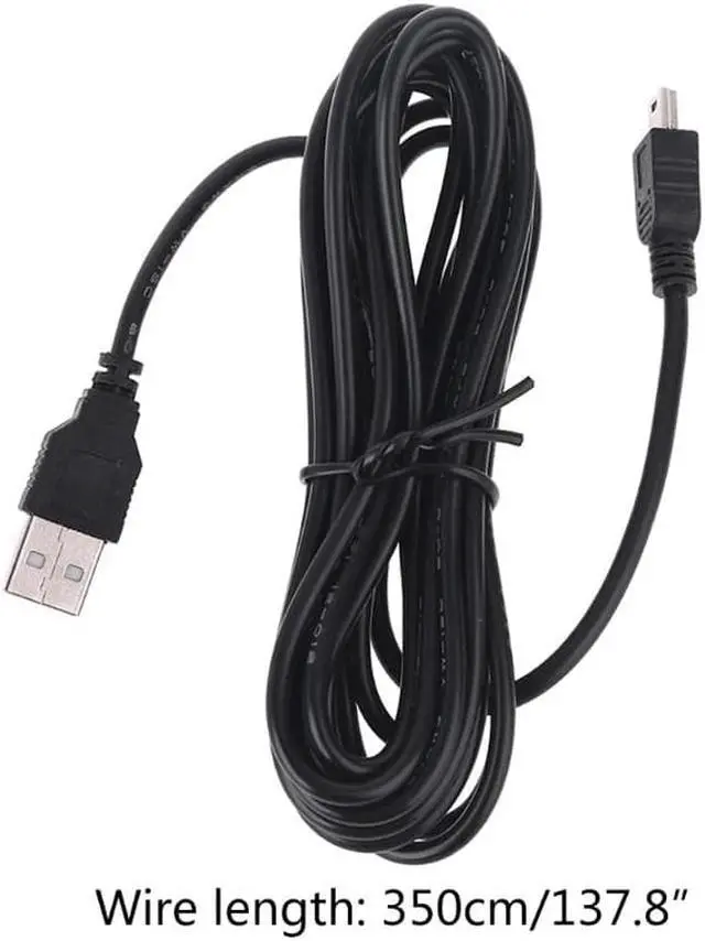 Alt view image 5 of 5 - 3.5m Car Camera DVR Power Cable Charger Adapter for Dash Cam Output 5V/2A Mini Micro USB
