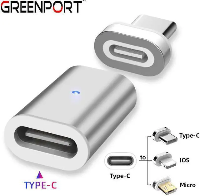 Main image of Type C Adapter Magnetic Charger USB Connector for  iPhone   Phone Charger Cable Converter