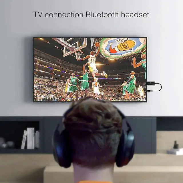 Alt view image 4 of 5 - BT-6 Wireless Audio Adapter 5.0 Bluetooth Transmitter Receiver 3 in 1 USB 3.5mm AUX Mini Dongle For Car TV PC Speaker MP3