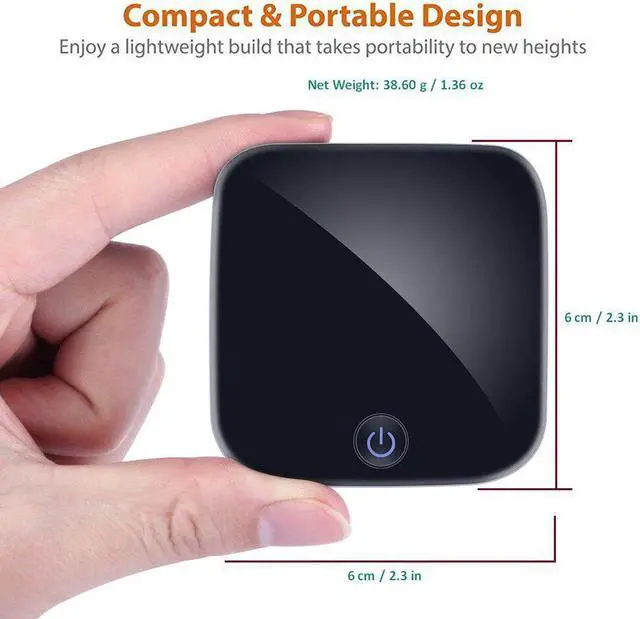 Alt view image 3 of 5 - Transmitter Receiver Wireless Audio Adapter Optical Toslink/SPDIF/3.5mm Stereo Output Support SBC RX ACC#20