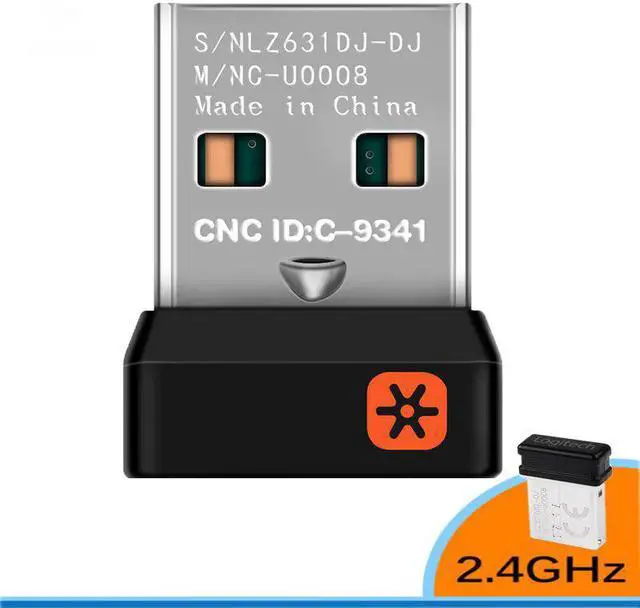 Main image of 2.4 GHz Wireless Dongle Receiver Adapter Nano Receiver Dongle for Logitech 6 Channel 6MM for for MX M905 M950 M505 M510 ECT