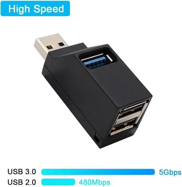 Alt view image 2 of 5 - High Speed 3 Ports USB 3.0 Splitter Hub  Transfer Splitter Box Adapter For PC Laptop