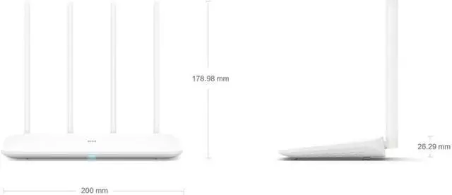 Alt view image 2 of 5 - Original  Mi Router 4 Wireless 2.4 / 5GHz Dual Band WiFi 1167Mbps 4 Antennas Network Dual Core MiNet One Key Connection