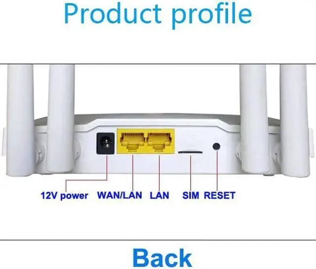 Alt view image 2 of 4 - 4G lte cpe SIM card wifi router 300m CAT4 32 wifi users router RJ45 WAN LAN indoor 4G wifi router 10 orders