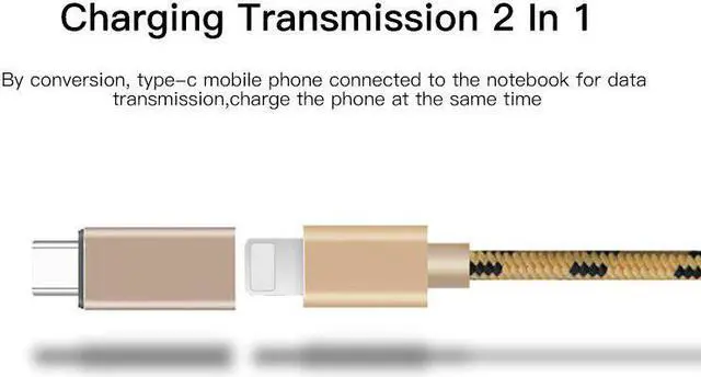Alt view image 2 of 5 - Type C Adapter USB-C OTG To lighting Cable  Sync USB C Charging Connector For  P20 P30 Pro  Converter