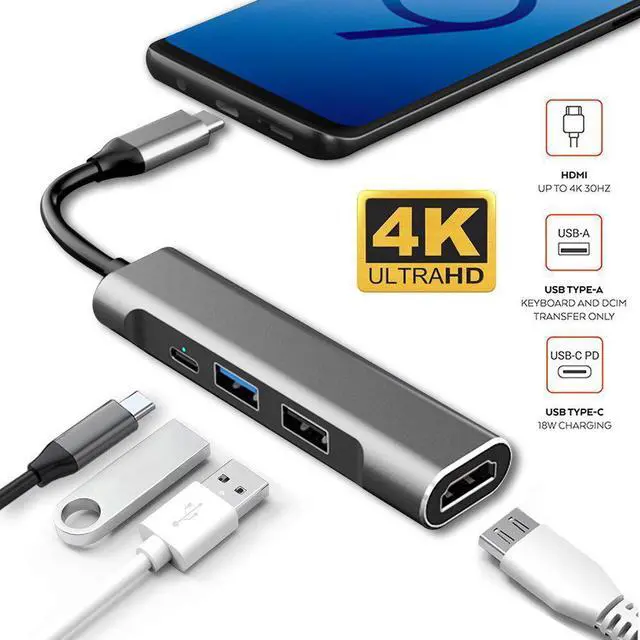 Main image of Type C HUB C to 3.0 MHL Thunderbolt 3 High Speed Adapter For MacBook Pro