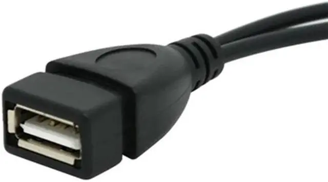 Alt view image 3 of 5 - 2 in 1 OTG Adapters micro usb male female to USB female cable OTG adapter for Andriod Phone