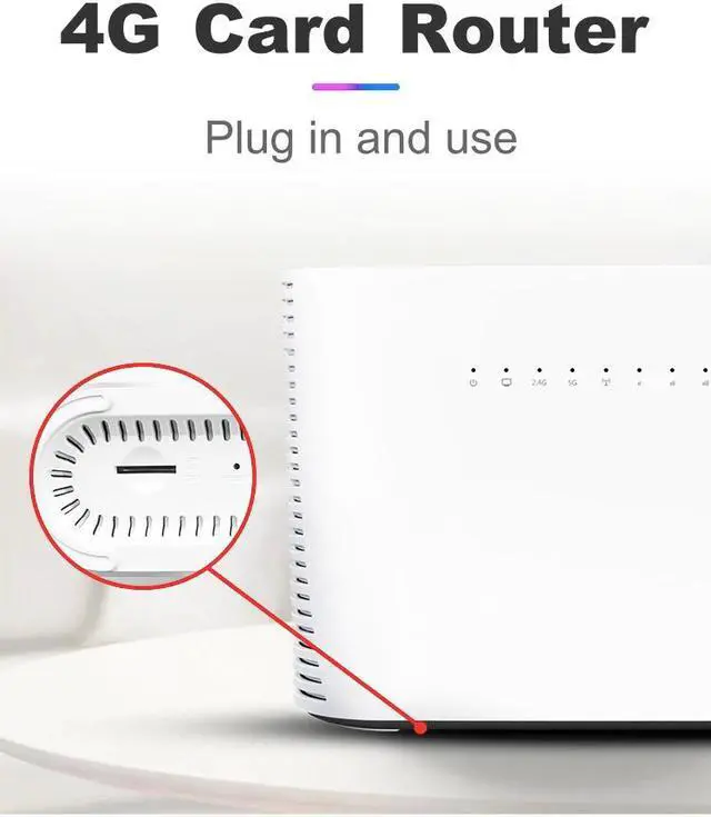 Alt view image 3 of 5 - unlock 1200mbps wireless router Gigabit dual-band AC wireless router Wifi industrial router 4G LTE CPE mobile router