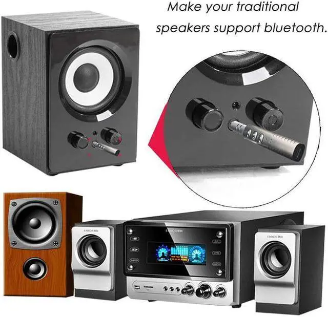 Alt view image 4 of 5 - Wireless Car Bluetooth Receiver 3.5mm Jack AUX Adapter Speaker Music Bluetooth Aux Mini Audio Receptor Blutooth 4.1