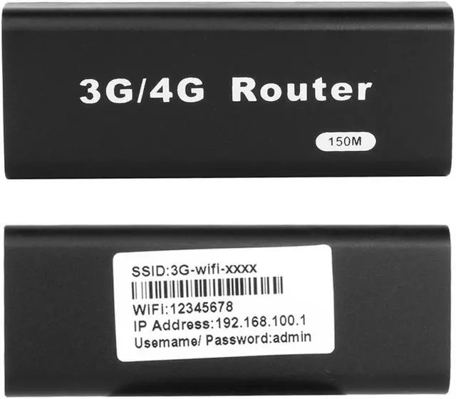 Alt view image 5 of 5 - New Mini Portable 3G/4G WiFi Router Wireless Usb Wlan 4G Hotspot 150Mbps RJ45 USB WiFi Router For iOS Android Mobile Phone