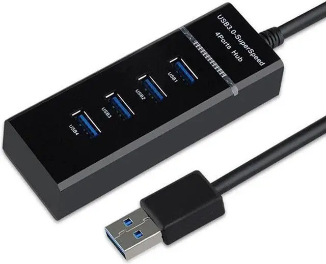 Alt view image 2 of 5 - 4 Ports USB Hub High Speed Transmission USB 3.0 Hub Extension Adapter Portable USB Splitter For Laptop Notebook PC