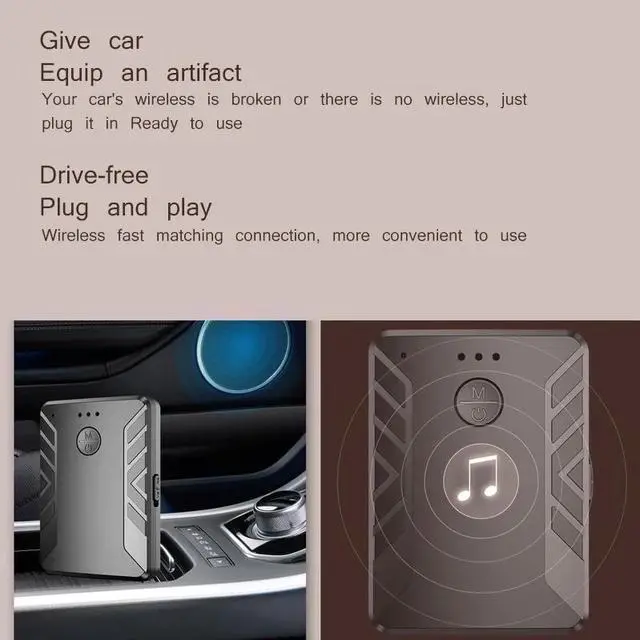 Alt view image 4 of 5 - Bluetooth 5.0 Receiver And Transmitter Audio Music Stereo Wireless Adapter USB Adapter 3.5MM AUX Jack For Speaker TV Car PC