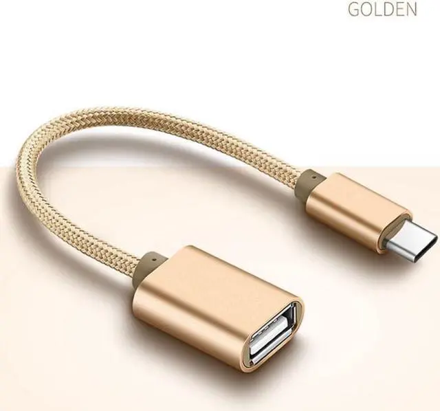 Alt view image 5 of 5 - Type C OTG Cable 3.1 Male to  3.0 A Female Fast charging Converter  Adapter  Cable For