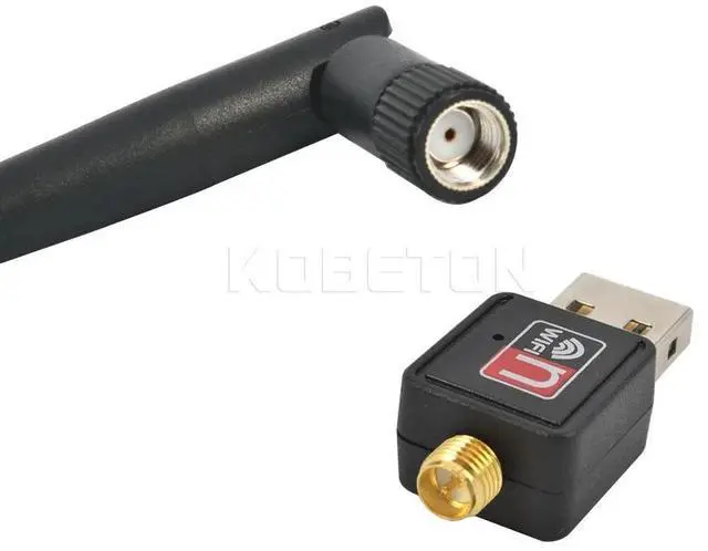 Alt view image 5 of 5 - New 150Mbps USB WiFi Wireless Network Networking Card LAN Adapter RT5370 802.11 n/g/b for Windows 2000 XP