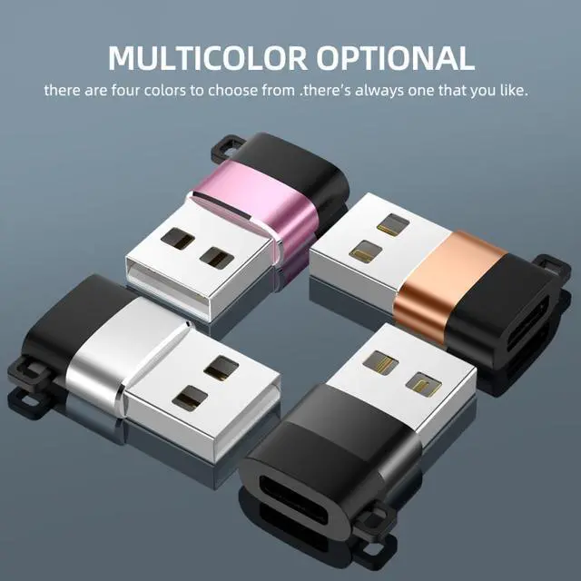 Main image of 1PC Type C OTG Adapter USB C Male To Micro USB Female Cable Portable Hook Lock Converters For Macbook PC