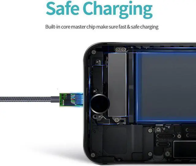 Alt view image 5 of 5 - 3 in 1 USB Cable for iPhone Micro USB Type C Cable for  P40  S20 S10 Mole Phone Fast Charging Charger Cord