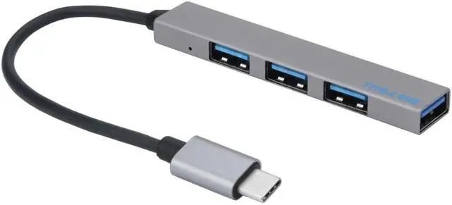 Alt view image 2 of 5 - Type-C To 4 USB HUB Expander Ultra-Thin Mini Portable 4-Port USB 3.0 Hub safe and durable#T2