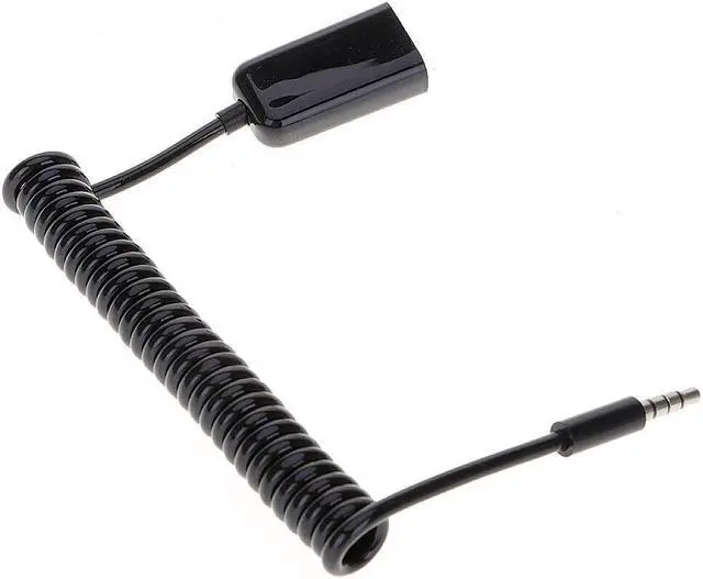 Alt view image 2 of 5 - 3.5mm Male Plug Jack to USB Female Car AUX Audio USB Cable Adapter Spring Cord