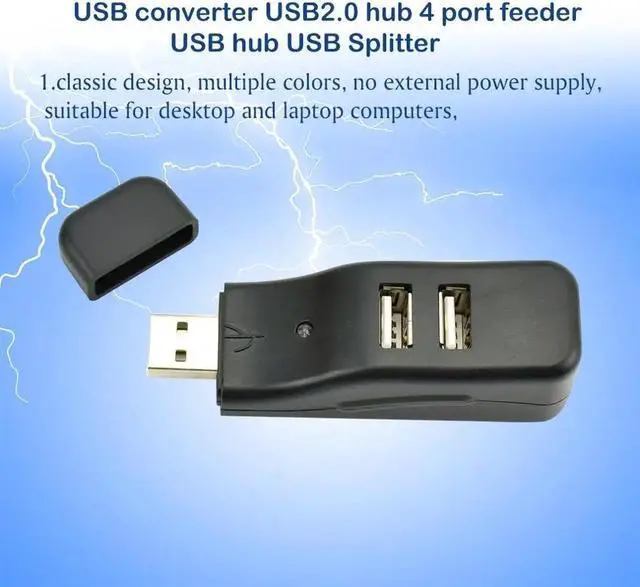 Main image of converter 2.0 hub 4-port feeder  hub up to 480Mbps transfer rate controller