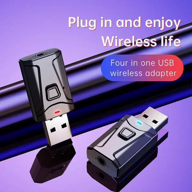 Main image of Bluetooth 5.0 Audio Receiver Bluetooth Transmitter 4 IN 1 Mini 3.5mm Jack AUX RCA Stereo Music Wireless Adapter For TV PC