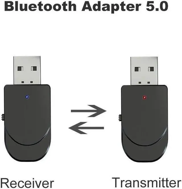 Alt view image 2 of 5 - Bluetooth 5.0 Audio Receiver Transmitter 3 in 1 Wireless Bluetooth Adapter Mini 3.5mm AUX RCA Stereo Car Kit For TV PC