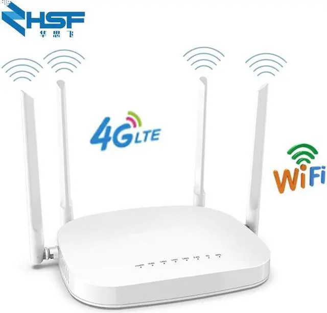 Alt view image 3 of 5 - 300Mbps LTE WiFi router 3G 4G wireless CPE router with SIM card slot  Extender Strong Wifi for IP Camera/Outside WiFi Coverage