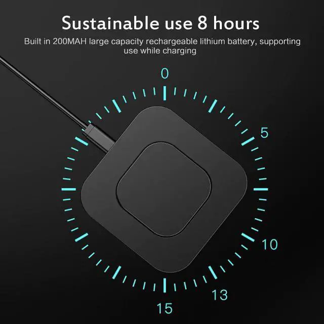 Alt view image 5 of 5 - 5.0 Wireless Audio Transmitter and Receiver AUX / RCA Compatible Adapter for PC Home Theater Headphone Player