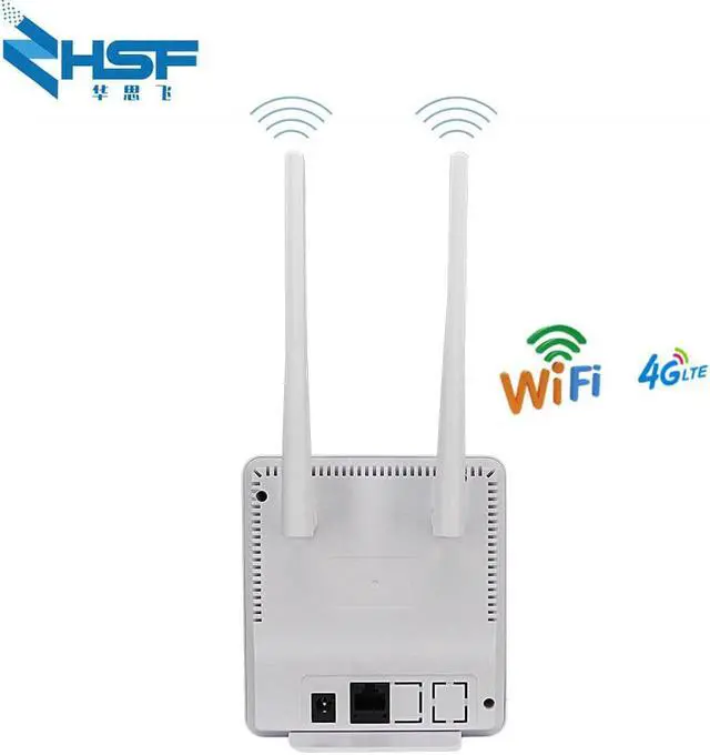 Alt view image 2 of 5 - 3G 4G Portable Hotspot Lte Wifi Router Wan/Lan Port Dual External Antenna  Wireless Cpe Router + Sim Card Slot