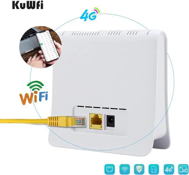 Alt view image 3 of 5 - 300Mbps Wifi Router 4G LTE CPE Wireless Mobile Router With LAN Port SIM Card Solt