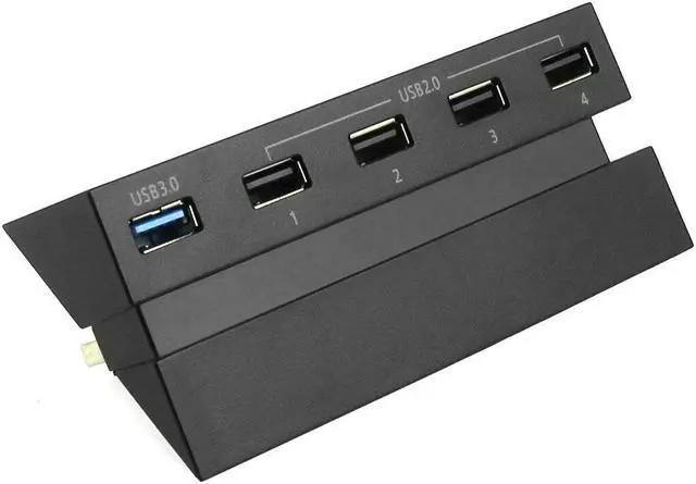 Alt view image 5 of 5 - New HUB 5-Port USB 3.0 2.0 High Speed Adapter PS4 Expander Hub For  Playstation 4 DC5V ABS