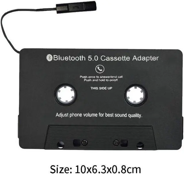 Alt view image 5 of 5 - Car USB Charging Wireless Receiver Adjustable MP3 Practical Bluetooth Music Convert Cassette Adapter Player Answer Phone