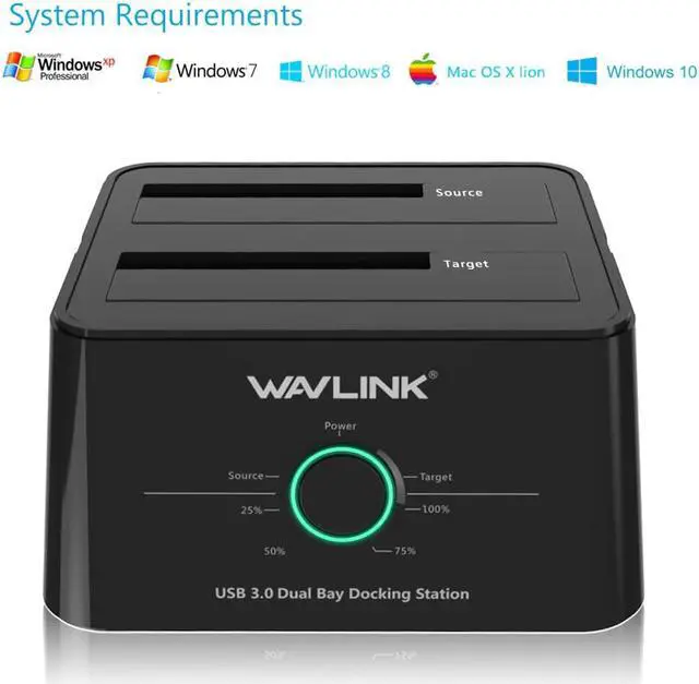 Alt view image 4 of 5 - HDD Docking Station Sata Hard Drive Enclosure SATA to USB 3.0 Adapter for 2.5 3.5 Inch SSD HDD Disk Case HD Box