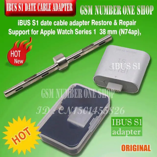 Alt view image 2 of 5 - S1  S2 date cable adapter Restore & Repair Support for Apple Watch Series 1 & 2 38 mm (N74ap), 42 mm (N75ap )