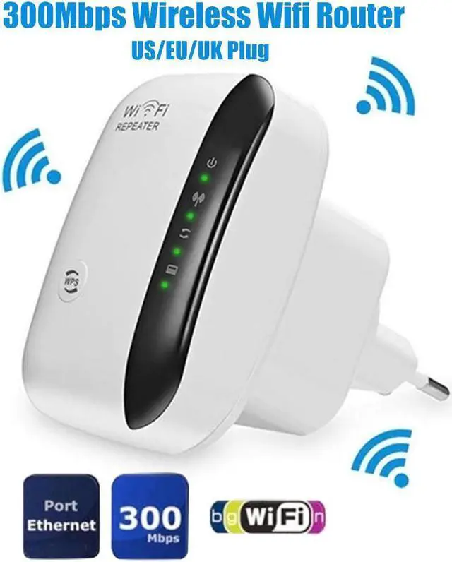 Main image of Plug Socket 300Mbps Wireless WiFi Router AP Repeater WLAN Extender WiFi Repeater WiFi extender WiFi  repetidor