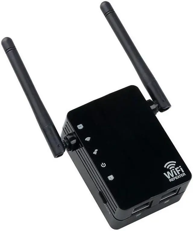 Main image of Mini WiFi Repeater Router 300Mbps WiFi Range Extender Access Point Support WPS Protection with 2 External Antennas