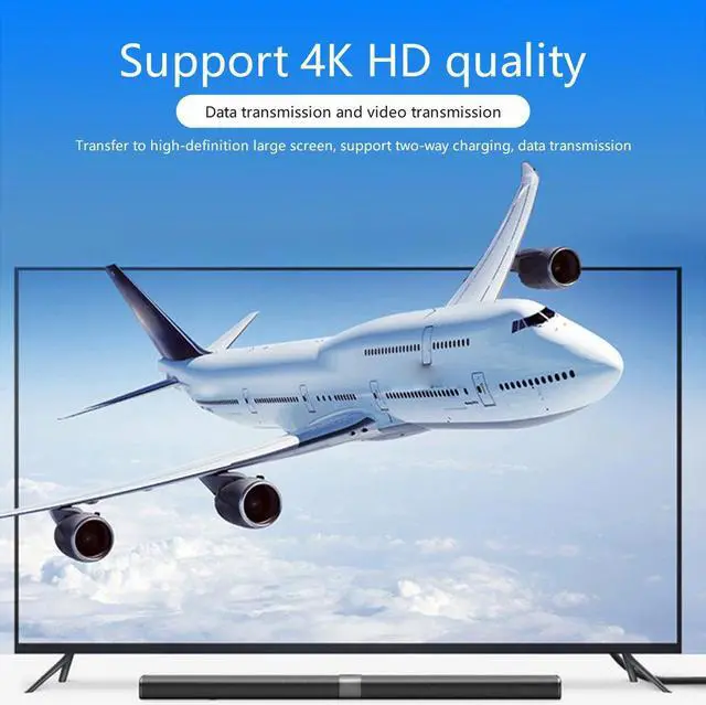 Alt view image 2 of 5 - 3.1 Type-C Hub To Adapter 4K Thunderbolt 3 C Hub with Hub 3.0 TF SD Reader Slot PD for MacBook Pro/Air