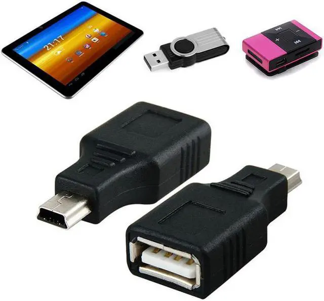 Main image of 2.0 A Female To Micro  B 5 Pin Male OTG Charger Adapter For For Computer PC Extension Cable Converter Smart High Speed
