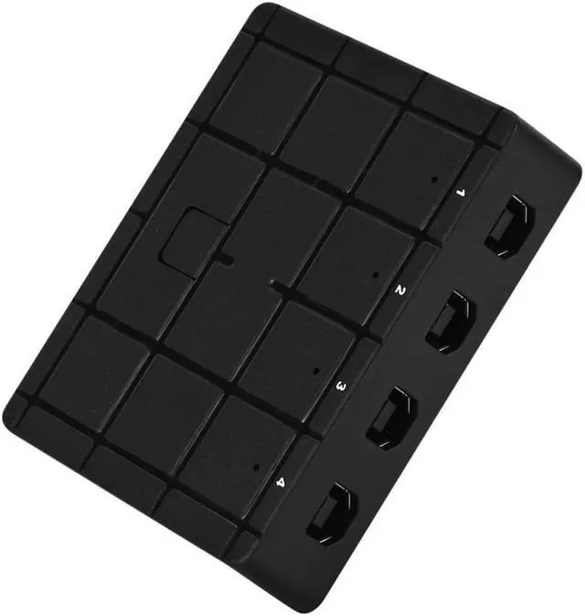 Alt view image 4 of 5 - 4 Ports USB2.0 Sharing Switch Scanner Keyboard Adapter Monitor KVM Box Portable Selector Hub Plug And Play For PC Printer