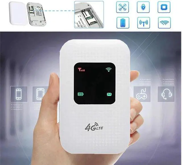 Alt view image 3 of 5 - Portable Hotspot 4G Lte Wireless Mobile Router Wifi Modem 150Mbps 2.4G Wifi Box  Terminal Box Wifi Wireless Router