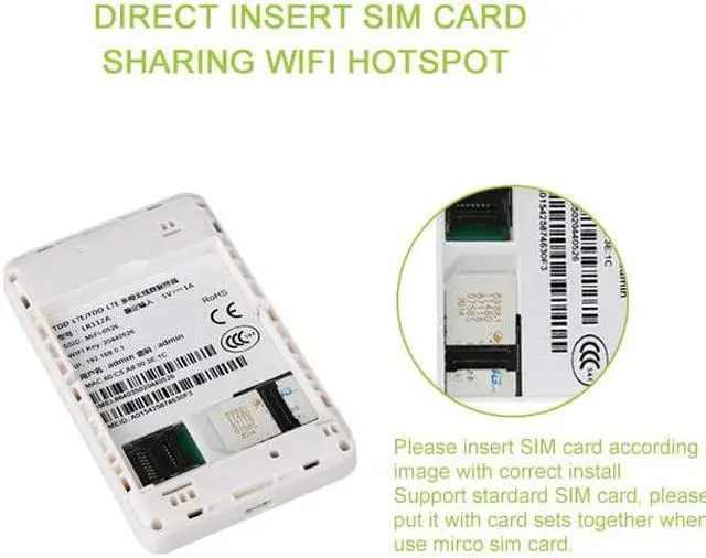 Alt view image 4 of 5 - LR112 4G WIFI Router Mobile WiFi Travel Partner Wireless Pocket Mobile Wifi Router car wifi router With SIM Card Slot