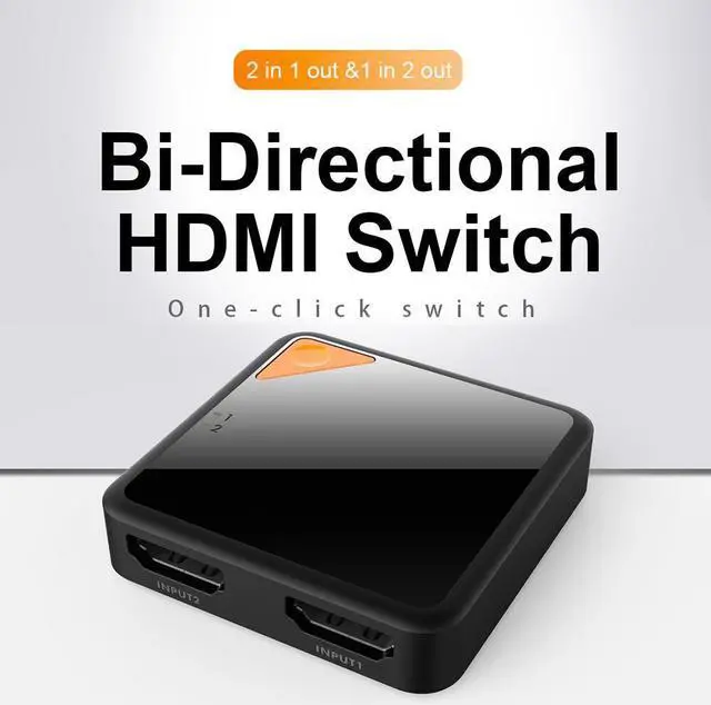 Main image of Switch 4K Audio Video 1x2/2x1 Adapter Splitter Box for Computer PC Gamepad HDTV Switch