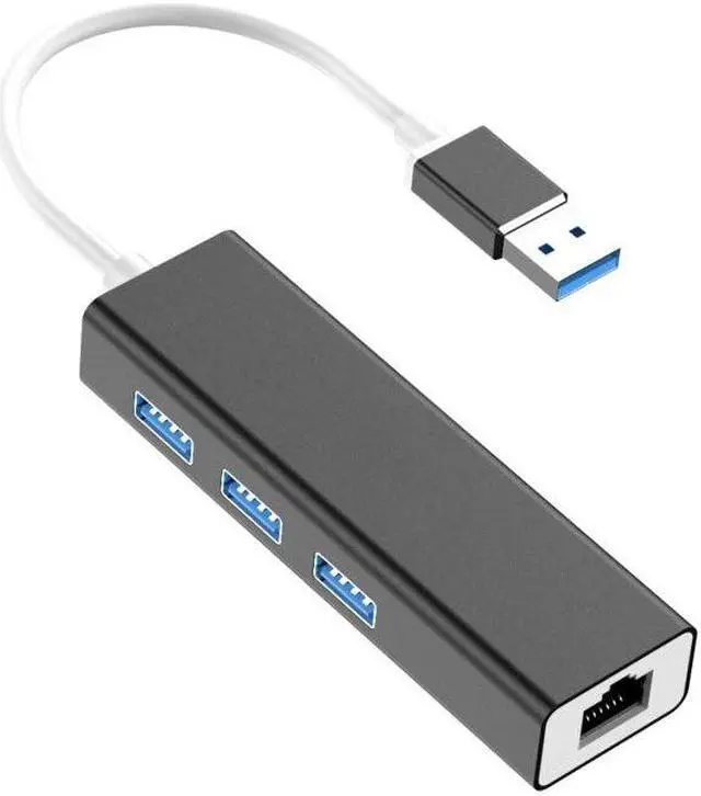 Alt view image 5 of 5 - 4 in 1 Multi USB Hub 3 0 For Laptop PC Computer Accessories Adaptador USB Port Splitter To RJ45 USB 3.0 Hub Adapter Charger