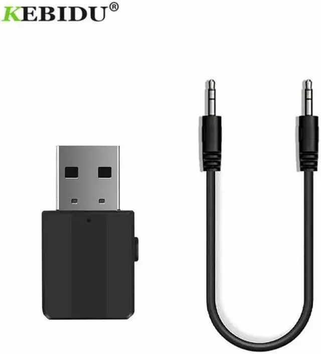 Alt view image 2 of 5 - Mini Bluetooth 5.0 Receiver Transmitter Stereo Bluetooth AUX Audio RCA USB 3.5mm Jack For TV PC Car Kit Wireless Adapter