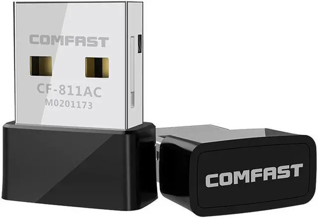 Alt view image 4 of 5 - Internet Laptop 650 Mbps Receiver Outdoor Desktop PC USB Wifi Adapter Home Wireless Mini Dual Band Network