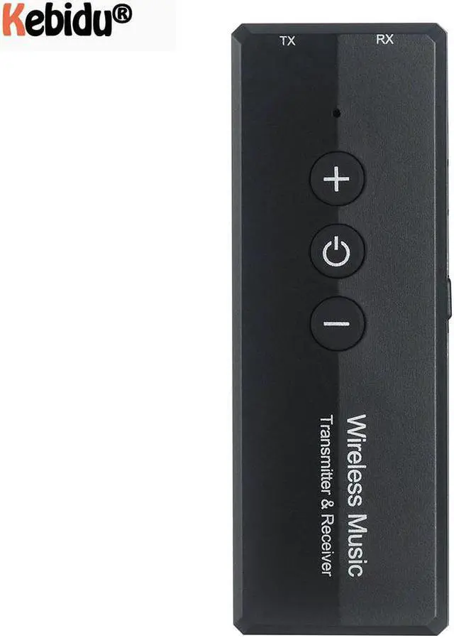 Main image of Wireless Bluetooth 5.0 Transmitter Receiver 3.5mm Aux Jack Stereo Audio Adapter For TV PC Car Kit with Control Button